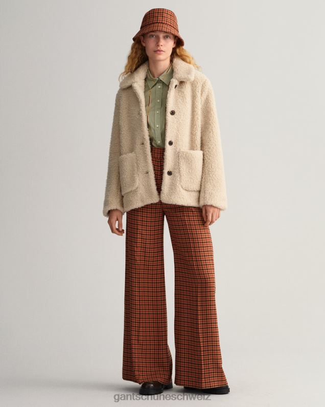 Frauen Regular-Fit-Hemd aus amerikanischem Luxus-Baumwoll-Voile 0LP6X583 GANT porzellangrün