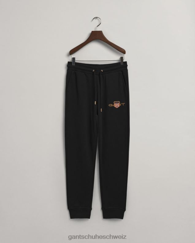 Frauen Archiv-Schild-Jogginghose 0LP6X727 GANT Schwarz