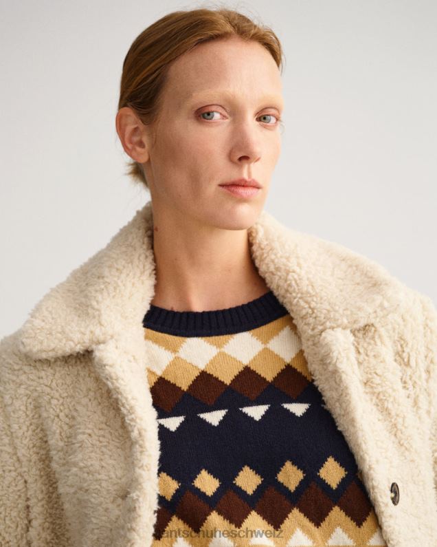 Frauen Teddyjacke 0LP6X752 GANT Kitt