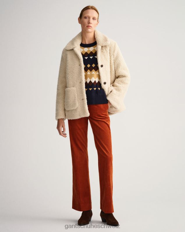 Frauen Teddyjacke 0LP6X752 GANT Kitt