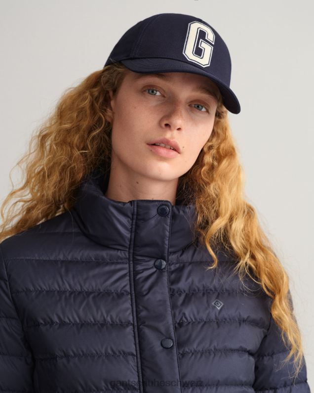 Frauen leichte Daunenjacke 0LP6X764 GANT Abendblau