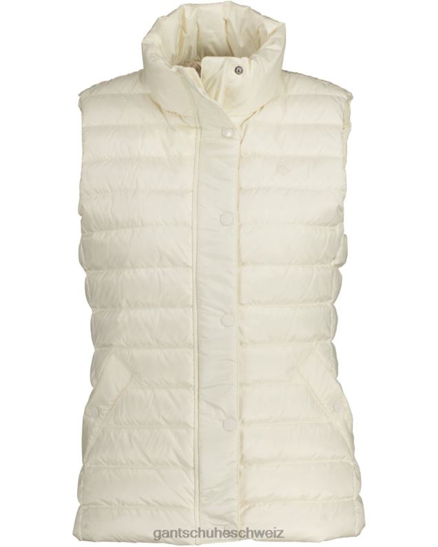 Frauen leichte Daunenweste 0LP6X756 GANT Creme