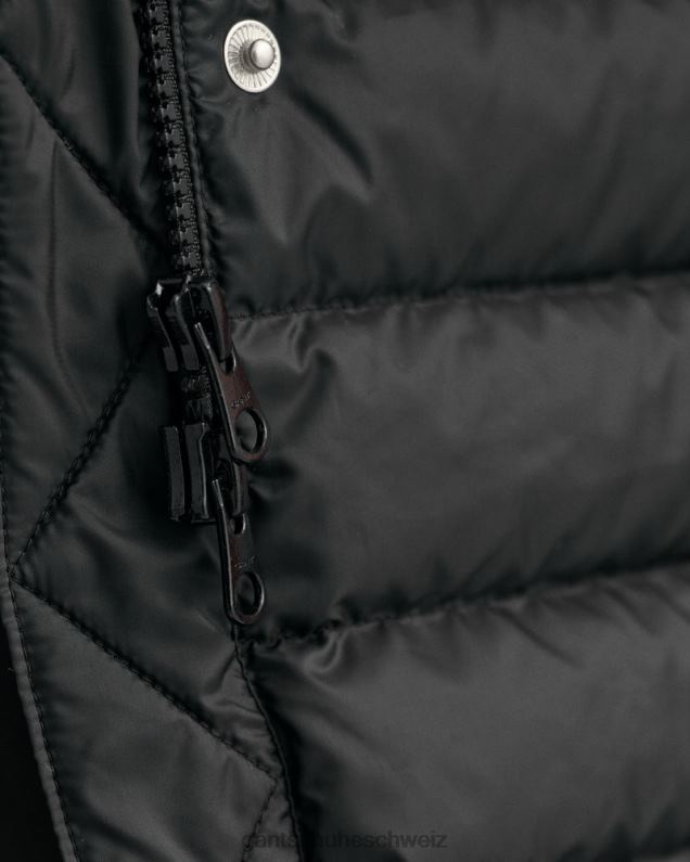Frauen leichter Daunenmantel 0LP6X761 GANT Schwarz