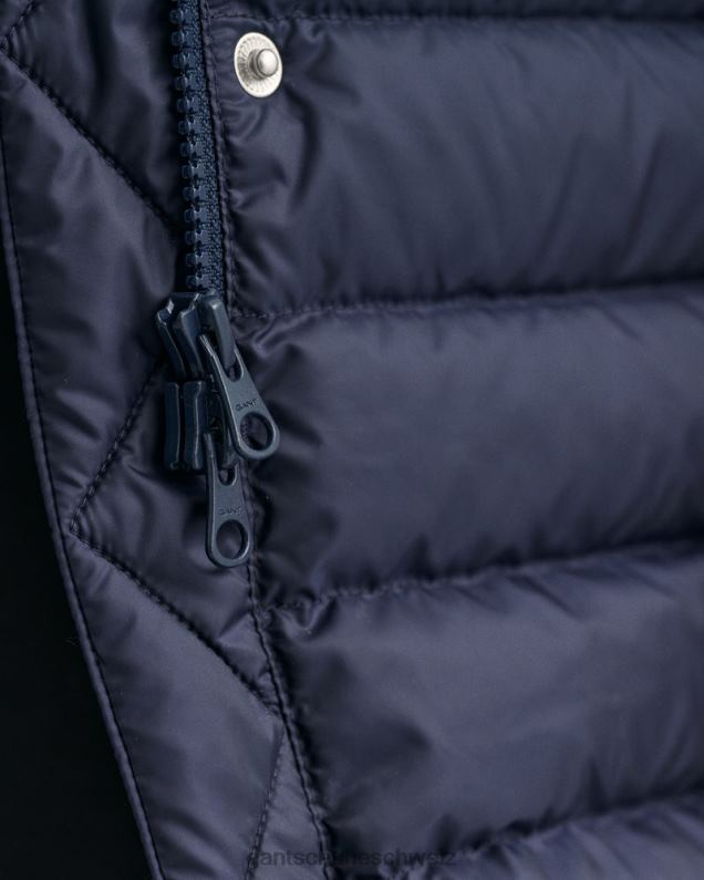 Frauen leichter Daunenmantel 0LP6X762 GANT Abendblau