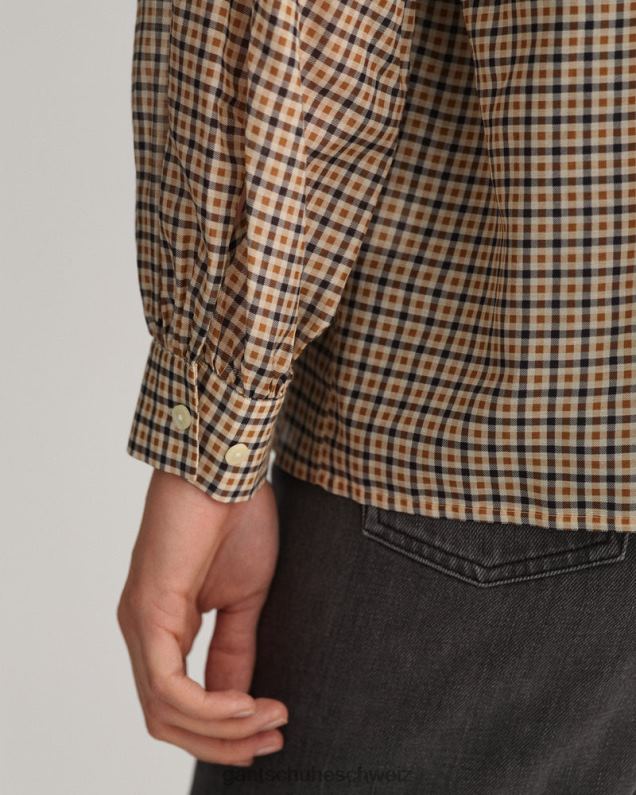 Frauen Icon G Essential T-Shirt 0LP6X606 GANT Ebenholzschwarz