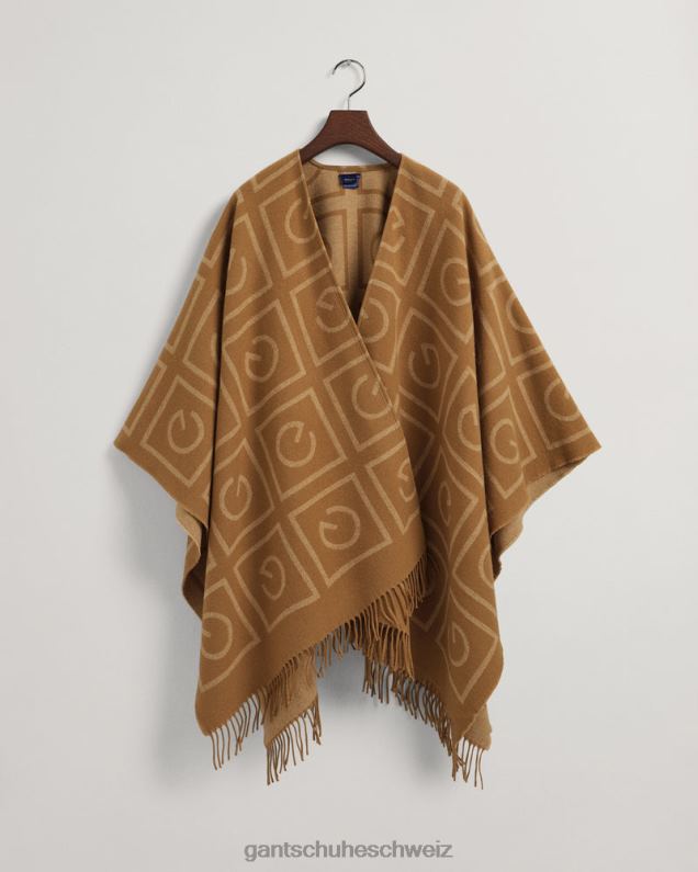 Frauen Icon G Poncho 0LP6X785 GANT Toffeebeige