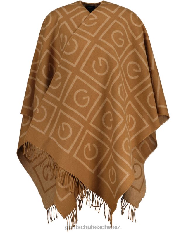 Frauen Icon G Poncho 0LP6X785 GANT Toffeebeige