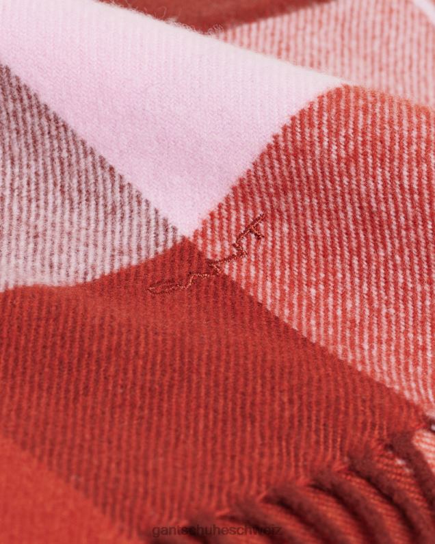 Frauen Schal mit mehreren Karos 0LP6X783 GANT dunkles Ocker