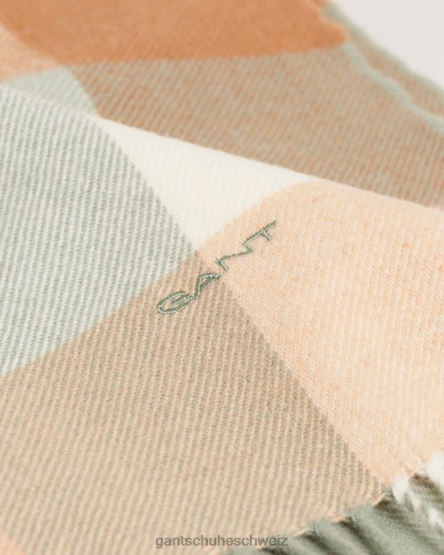 Frauen Schal mit mehreren Karos 0LP6X786 GANT Eukalyptusgrün