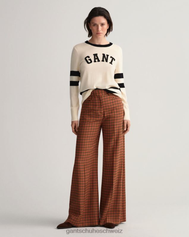 Frauen College-Pullover mit Rundhalsausschnitt 0LP6X672 GANT Leinen