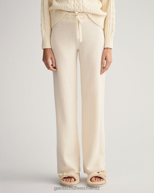 Frauen Lounge-Hosen 0LP6X675 GANT Creme