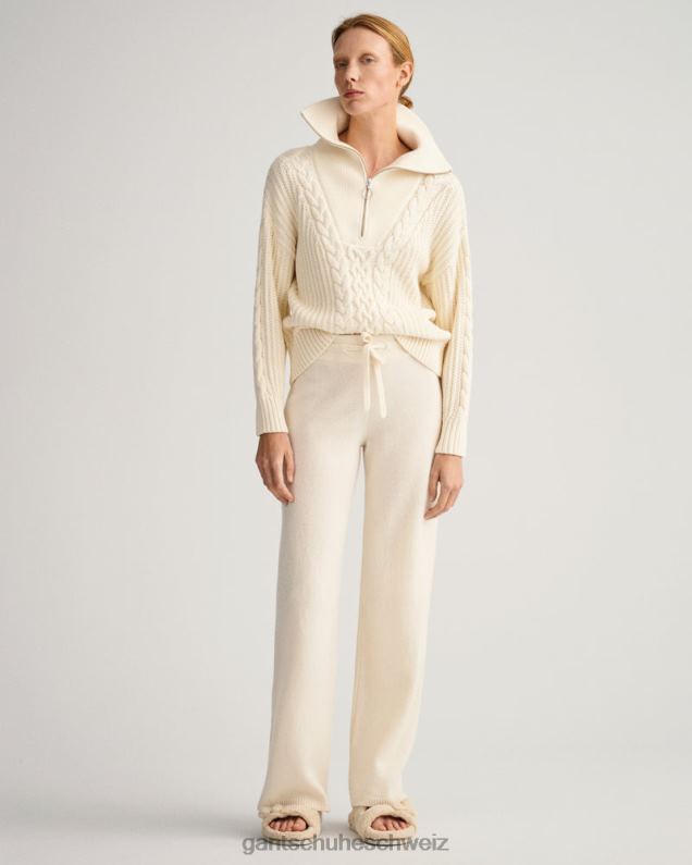 Frauen Lounge-Hosen 0LP6X675 GANT Creme