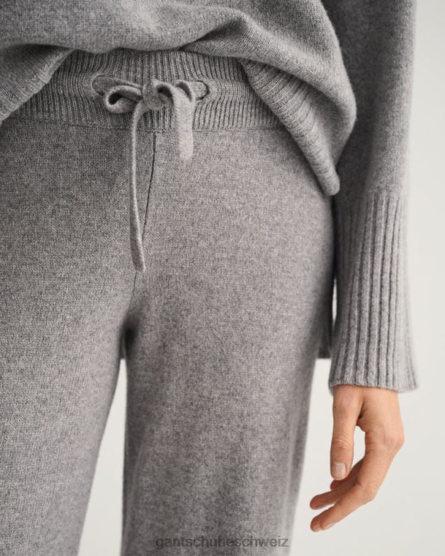 Frauen Lounge-Hosen 0LP6X678 GANT graue Melange