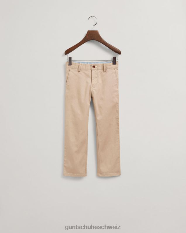 Jugend Chinohose für Kinder 0LP6X823 GANT dunkles Khaki