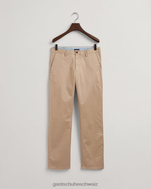 Jugend Neue Chino für Teenager und Jungen 0LP6X820 GANT dunkles Khaki