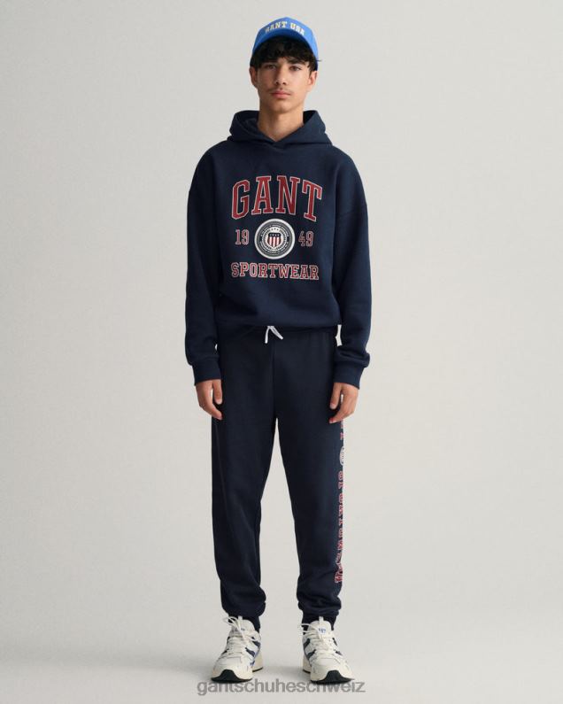 Jugend Wappenschild-Hose für Teenager 0LP6X827 GANT Abendblau