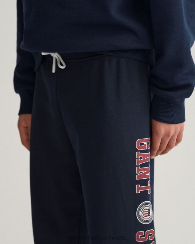 Jugend Wappenschild-Hose für Teenager 0LP6X827 GANT Abendblau