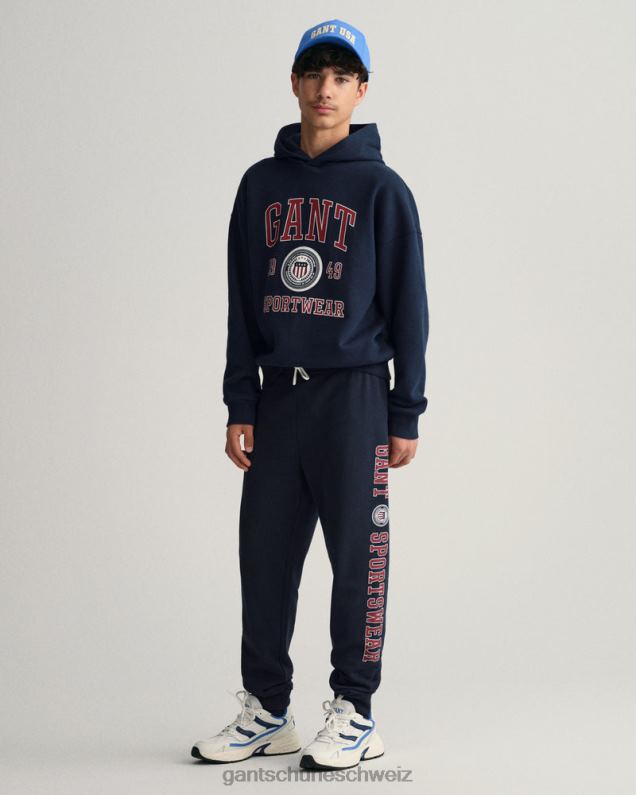 Jugend Wappenschild-Hose für Teenager 0LP6X827 GANT Abendblau