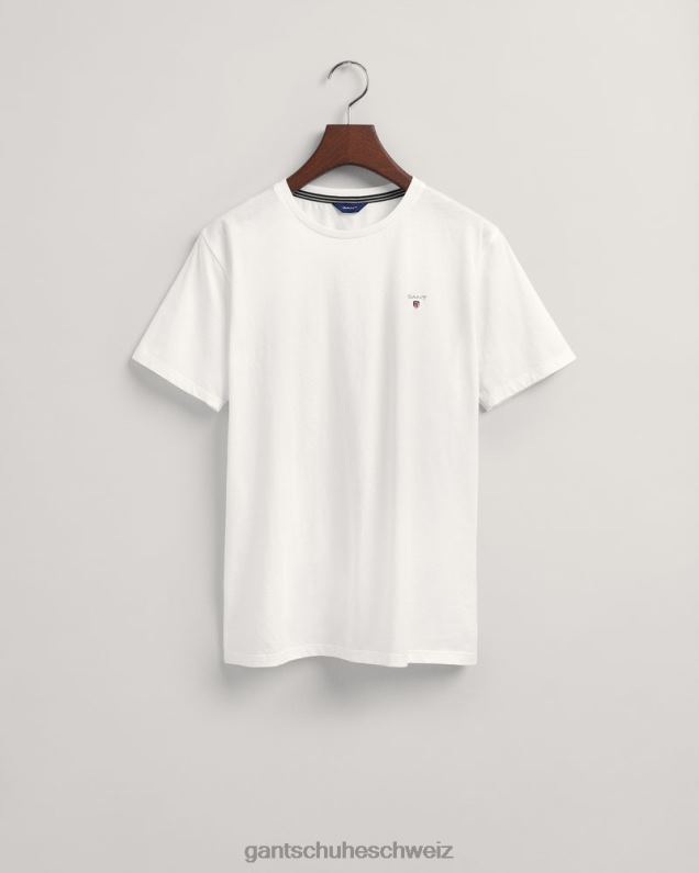 Jugend Original-T-Shirt für Teenager 0LP6X803 GANT Weiß