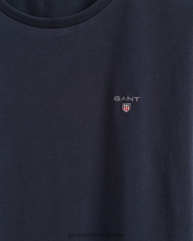 Jugend Original-T-Shirt für Teenager 0LP6X807 GANT Abendblau