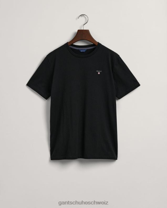 Jugend Original-T-Shirt für Teenager 0LP6X817 GANT Schwarz