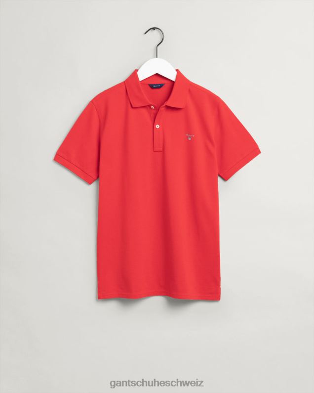 Jugend Originales Piqué-Poloshirt für Teenager 0LP6X796 GANT Hellrot
