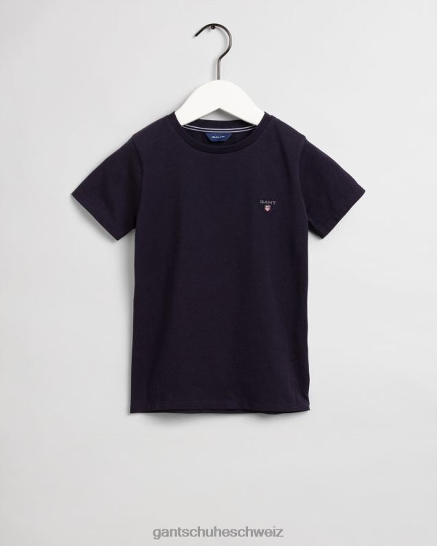 Jugend Originelles T-Shirt für Kinder 0LP6X806 GANT Abendblau