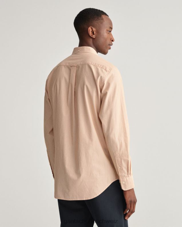 Männer Banker-Breitstoffhemd mit normaler Passform 0LP6X18 GANT dunkles Senforange