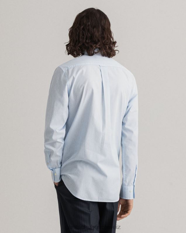 Männer Banker-Breitstoffhemd mit normaler Passform 0LP6X41 GANT Capriblau