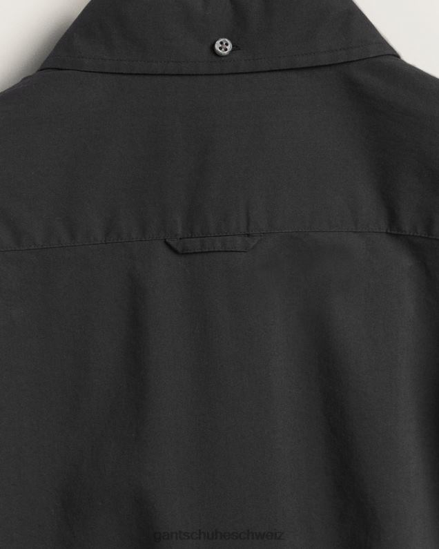 Männer Slim-Fit-Breitstoffhemd 0LP6X40 GANT Schwarz