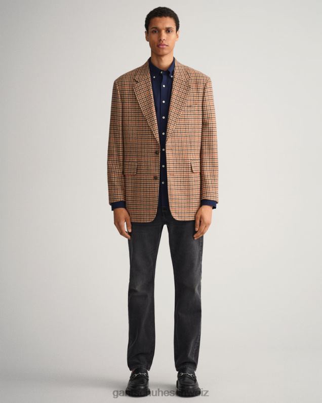 Männer Slim-Fit-Breitstoffhemd 0LP6X81 GANT Marine