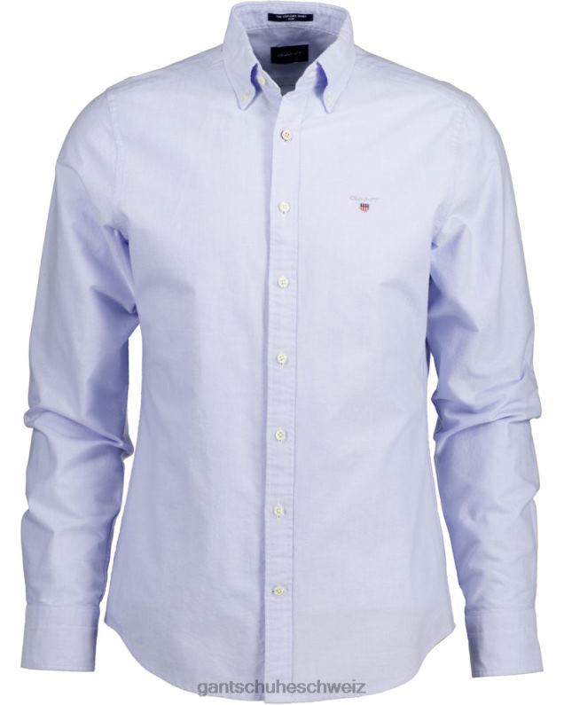 Männer Slim-Fit-Oxford-Hemd 0LP6X29 GANT Capriblau