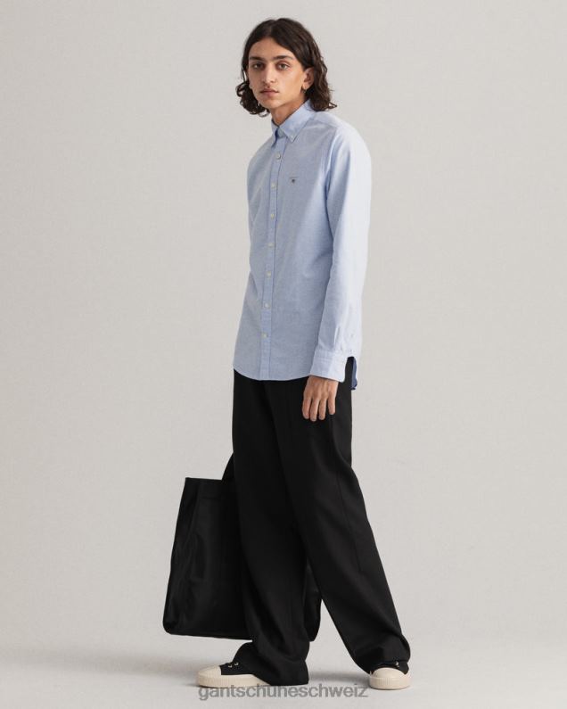 Männer Slim-Fit-Oxford-Hemd 0LP6X29 GANT Capriblau