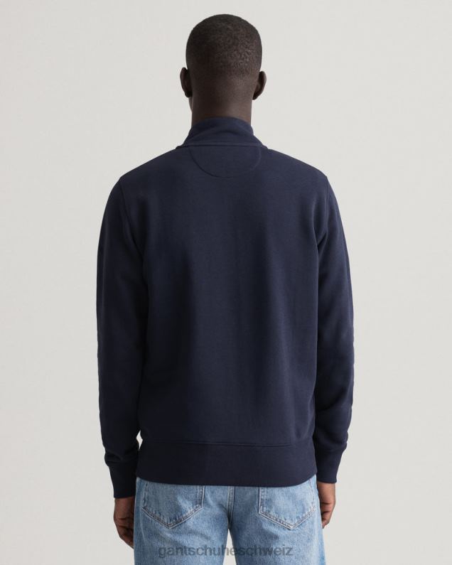 Männer Original-Cardigan mit durchgehendem Reißverschluss 0LP6X278 GANT Abendblau