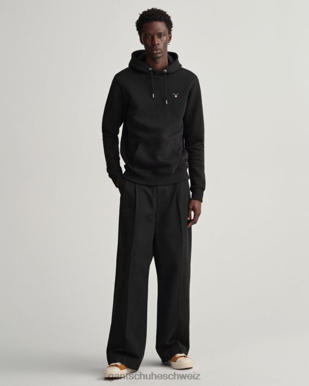 Männer Originaler Sweat-Hoodie 0LP6X274 GANT Schwarz