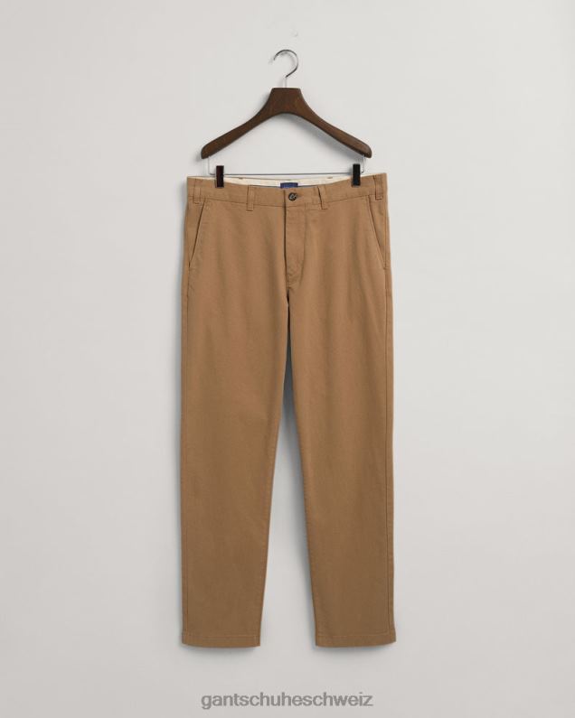 Männer Allister-Komfort-Super-Chinos mit normaler Passform 0LP6X408 GANT geröstete Walnuss