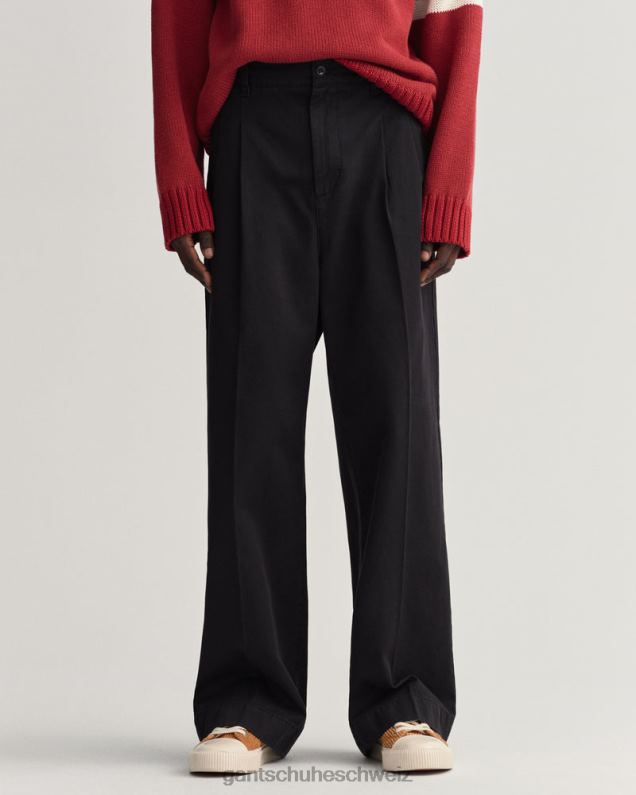 Männer Chinos mit plissiertem Volumen 0LP6X401 GANT Ebenholzschwarz