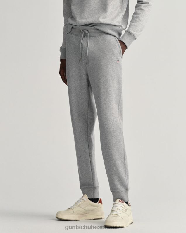 Männer Originale Jogginghose 0LP6X275 GANT graue Melange