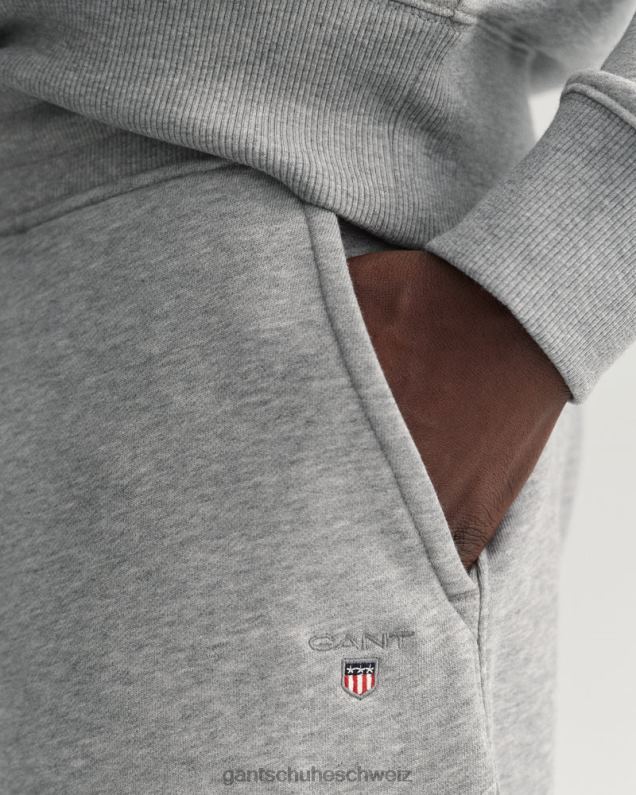 Männer Originale Jogginghose 0LP6X275 GANT graue Melange