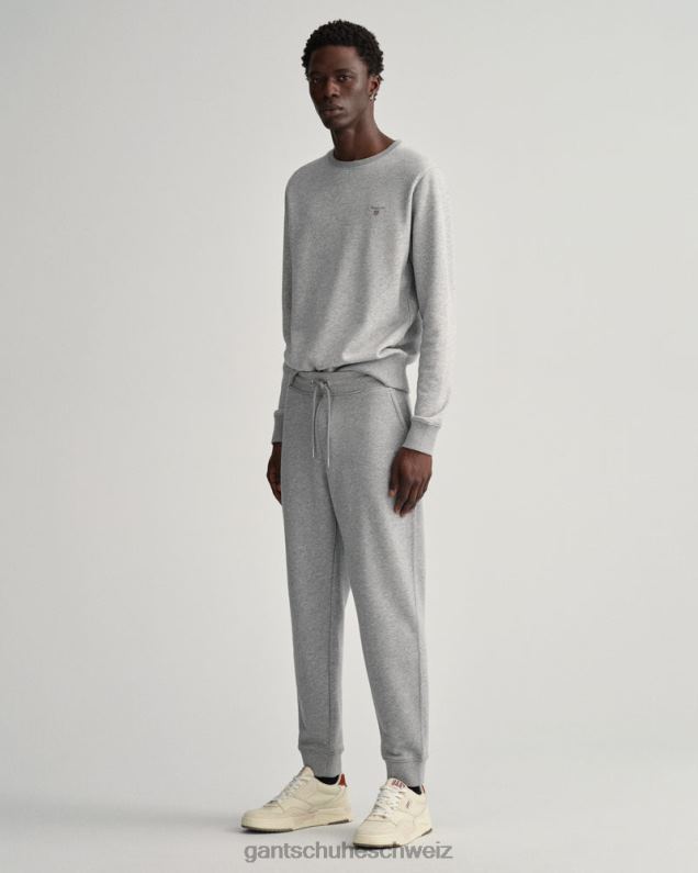 Männer Originale Jogginghose 0LP6X275 GANT graue Melange