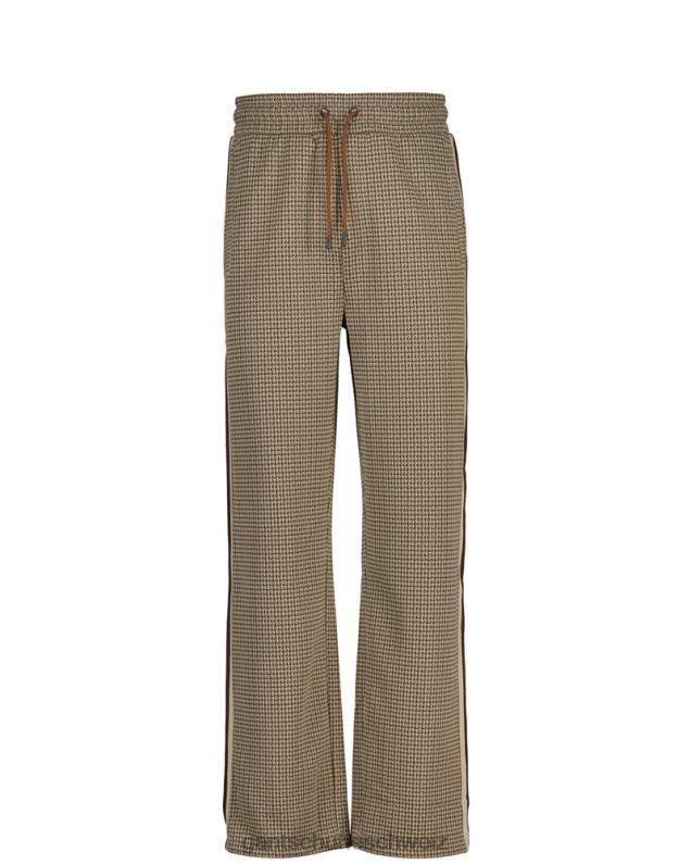 Männer Trainingshose mit Hahnentrittmuster 0LP6X225 GANT Schokoladenbraun