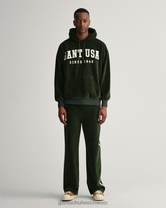 Männer Velourshose 0LP6X242 GANT Sturmgrün