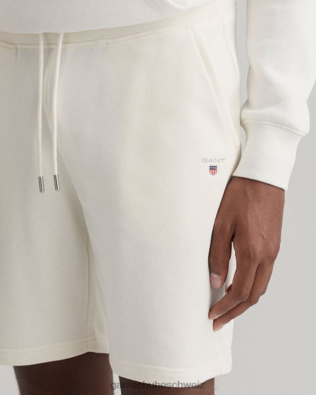 Männer Originale Sweatshorts 0LP6X397 GANT Eierschale