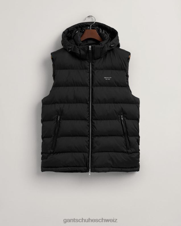 Männer Aktive Wolkenweste 0LP6X389 GANT Schwarz