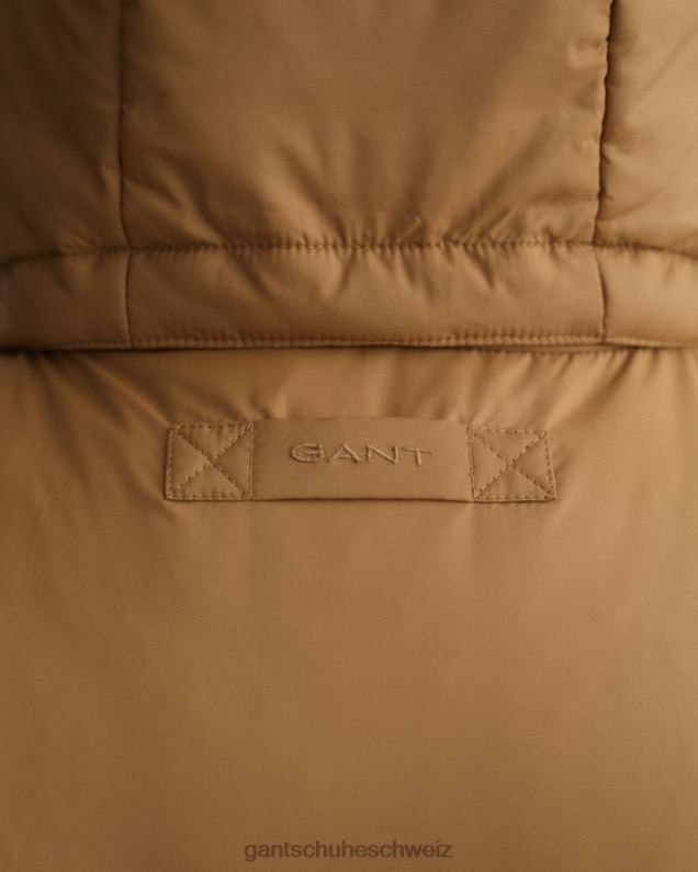 Männer Aktive Wolkenweste 0LP6X395 GANT geröstete Walnuss