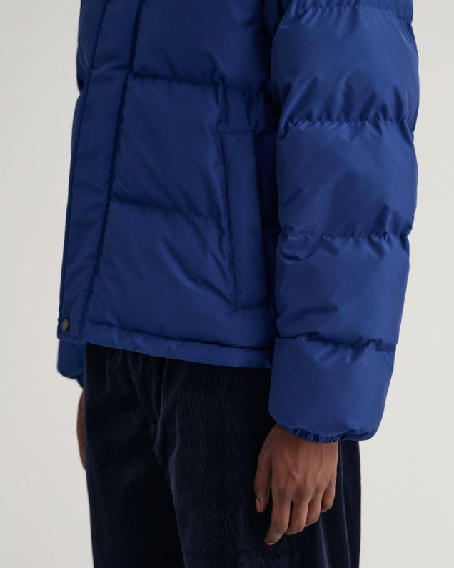 Männer Blockierte wattierte Jacke 0LP6X367 GANT tiefes Blau