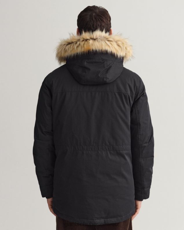 Männer Winterparka 0LP6X368 GANT Schwarz