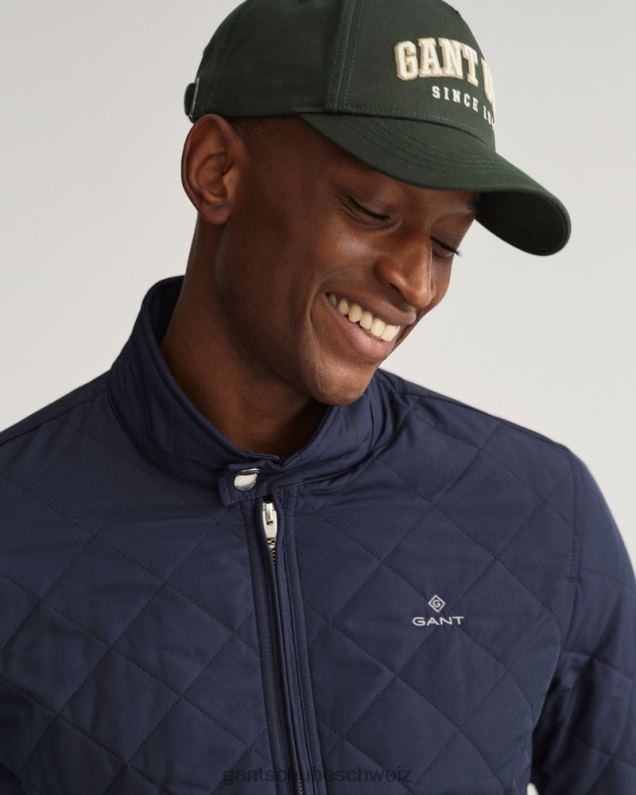 Männer gesteppte Windjacke 0LP6X372 GANT Abendblau