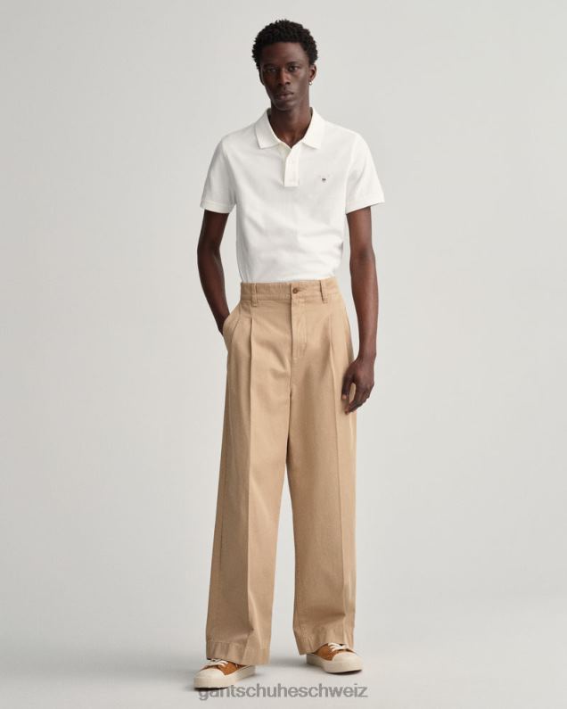 Männer Originales Piqué-Poloshirt 0LP6X106 GANT Weiß