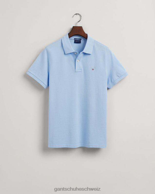 Männer Originales Piqué-Poloshirt 0LP6X117 GANT Capriblau
